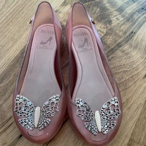 Mini Melissa Cinderella Butterfly Shoes size 13